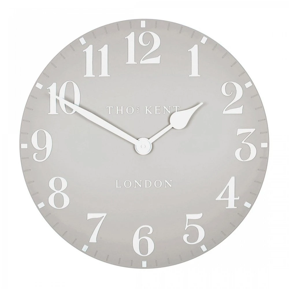 20" Arabic Wall Clock - Dove Grey 3 20" Arabic Wall Clock - Dove Grey