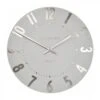 20" Mulberry Wall Clock - Silver Cloud -Home Decor Store 20 mulberry wall clock silver cloud p4835 103016 image