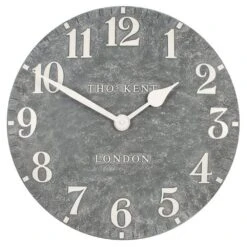 20" Outdoor Arabic Wall Clock - Cement