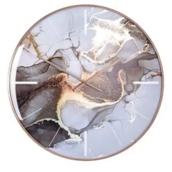 26" Oyster Copper Grand Marble Wall Clock