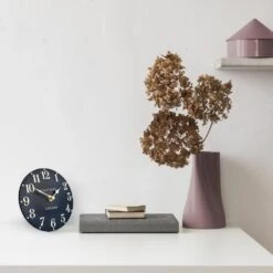 6" Arabic Mantel Clock - Ink -Home Decor Store 6 arabic mantel clock ink p9312 135867 image