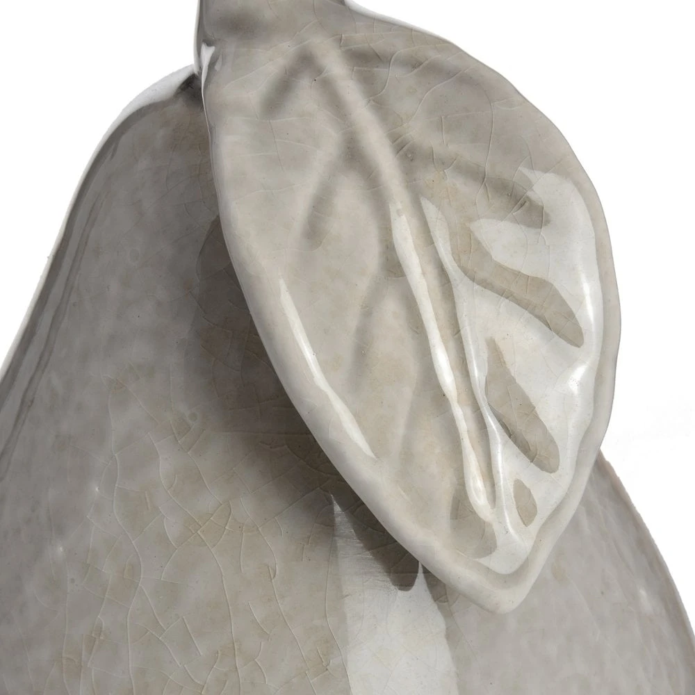 HI Antique Grey Ceramic Pear - Small 5 HI Antique Grey Ceramic Pear - Small - Image 3