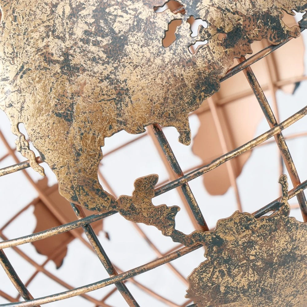 Antique Style Decorative Globe 4 Antique Style Decorative Globe - Image 2