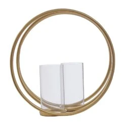 Aura Large Double Candle Holder Gold -Home Decor Store aura large double candle holder gold p7494 123768 image