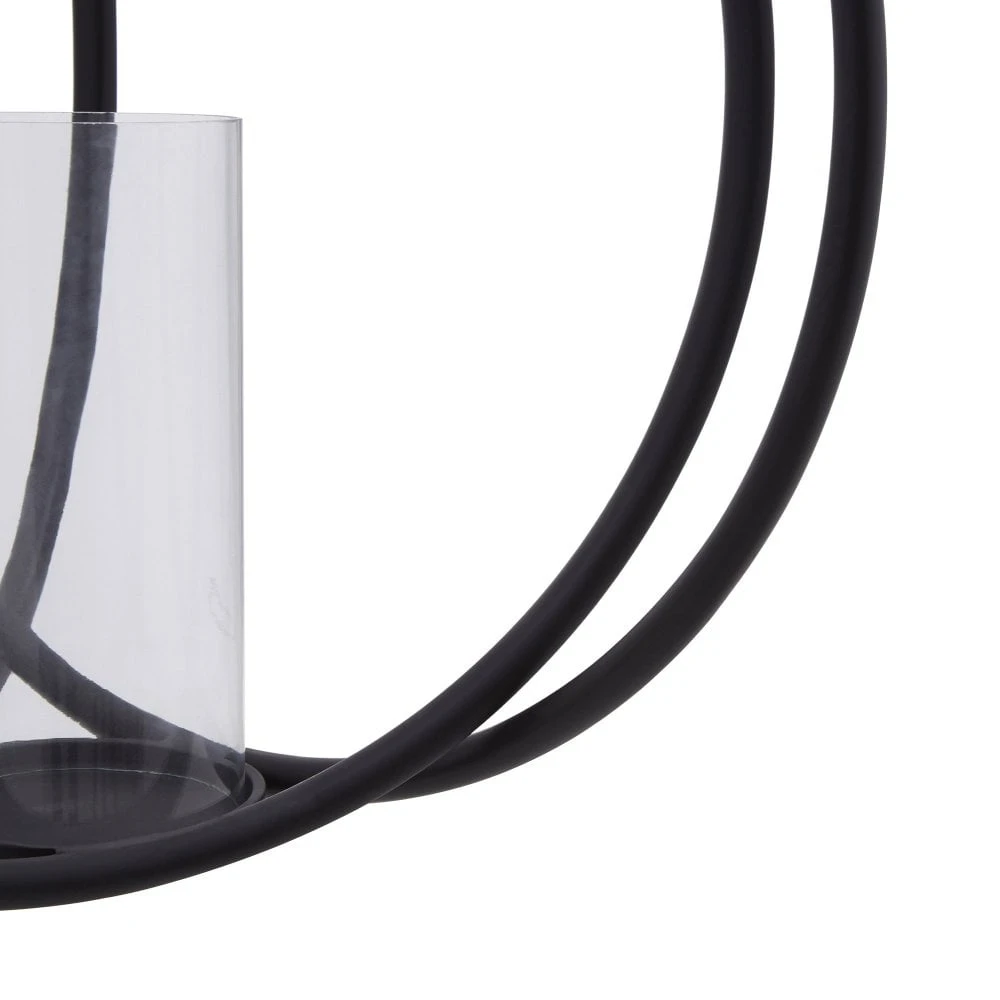 Aura Matt Black Large Candle Holder 4 Aura Matt Black Large Candle Holder - Image 2