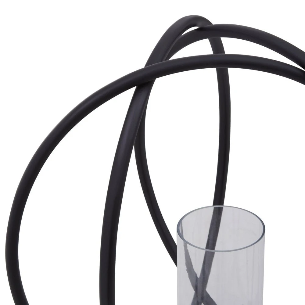 Aura Matt Black Large Candle Holder 5 Aura Matt Black Large Candle Holder - Image 3
