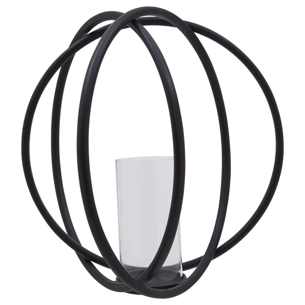 Aura Matt Black Large Candle Holder 6 Aura Matt Black Large Candle Holder - Image 4