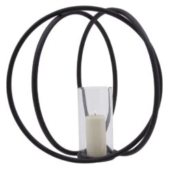 Aura Matt Black Large Candle Holder 11 Aura Matt Black Large Candle Holder -Home Decor Store aura matt black large candle holder p7492 123759 image