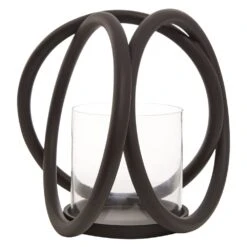 Aura Matt Black Small Candle Holder -Home Decor Store aura matt black small candle holder p7490 123748 image
