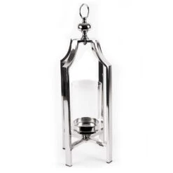 Barcelona Nickel Plated Candle Stand S