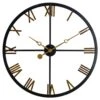 HI Black And Gold Skeleton Station Clock -Home Decor Store black and gold skeleton station clock p4997 106111 image