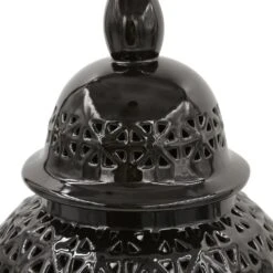 Black Cut-Out Ginger Jar - 46cm 10 Black Cut-Out Ginger Jar - 46cm -Home Decor Store black cut out ginger jar 46cm p5510 110112 image