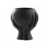Black Haniya Flower Pot 16.5cm -Home Decor Store black haniya flower pot 16 5cm p2821 80301 image