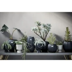 Black Haniya Flower Pot 16.5cm -Home Decor Store black haniya flower pot 16 5cm p2821 80303 image