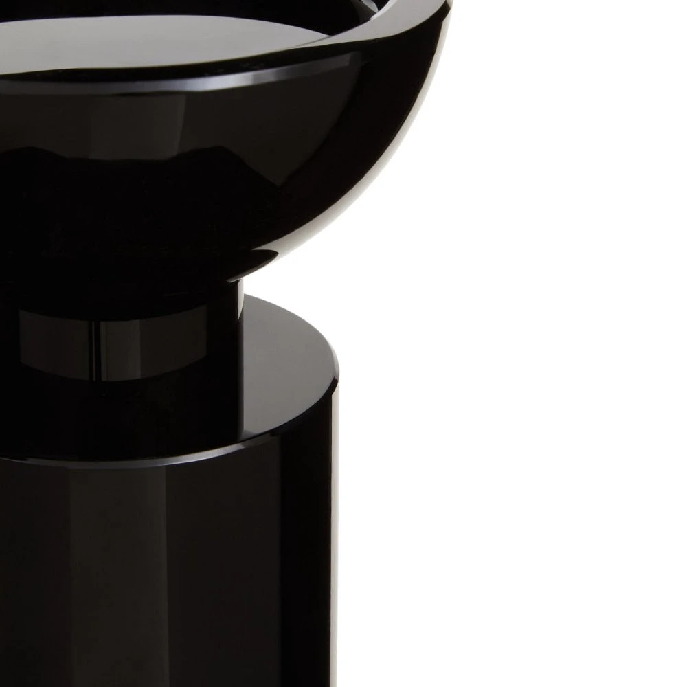Carrie Large Crystal Candle Holder Black 4 Carrie Large Crystal Candle Holder Black - Image 2