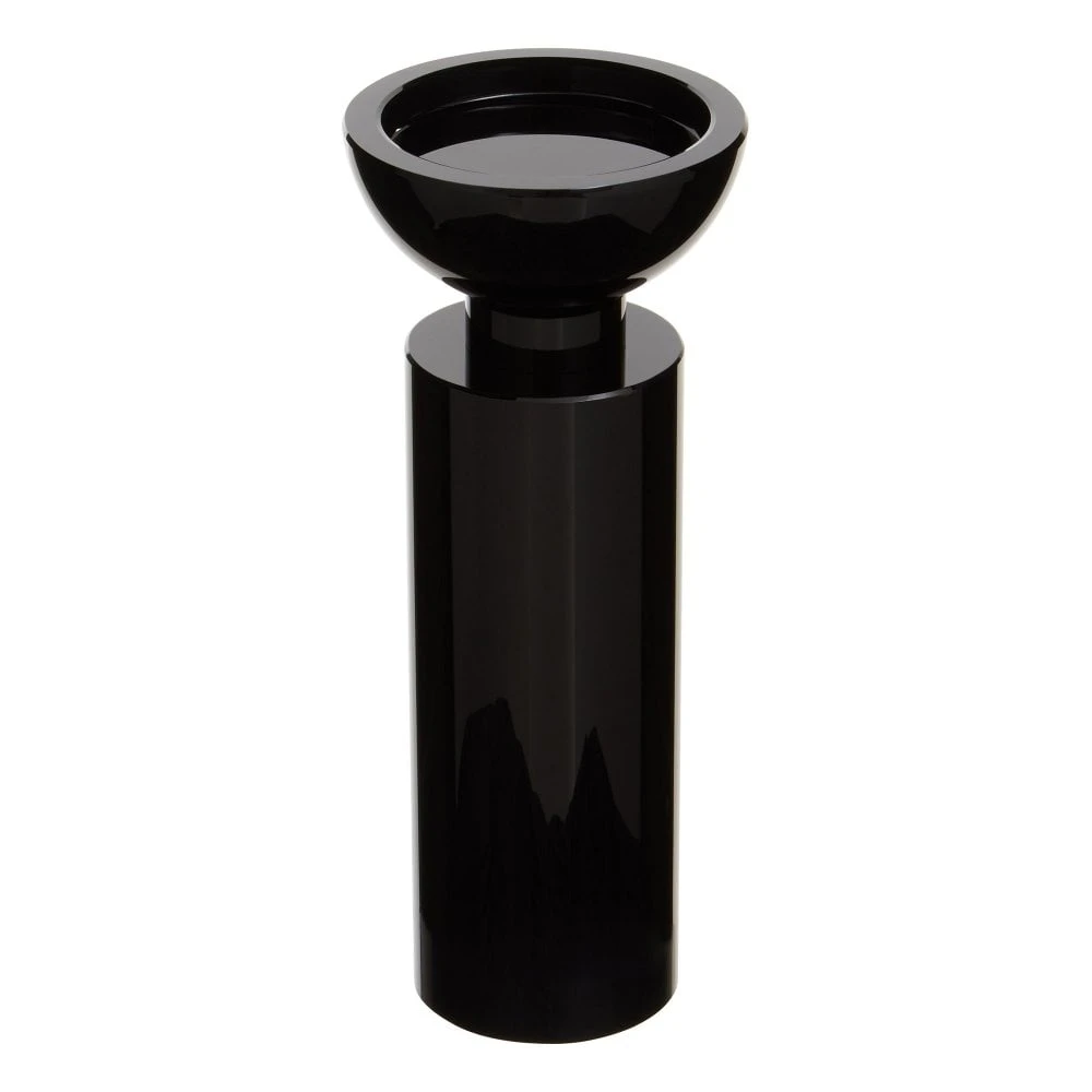 Carrie Med Crystal Candle Holder Black 3 Carrie Med Crystal Candle Holder Black