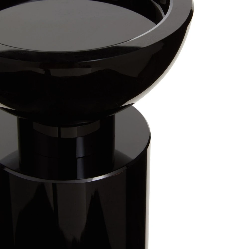 Carrie Med Crystal Candle Holder Black 4 Carrie Med Crystal Candle Holder Black - Image 2