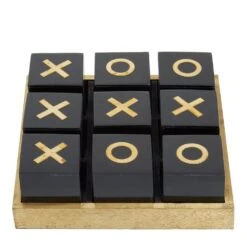 Churchill Games Noughts & Crosses Black/Gold