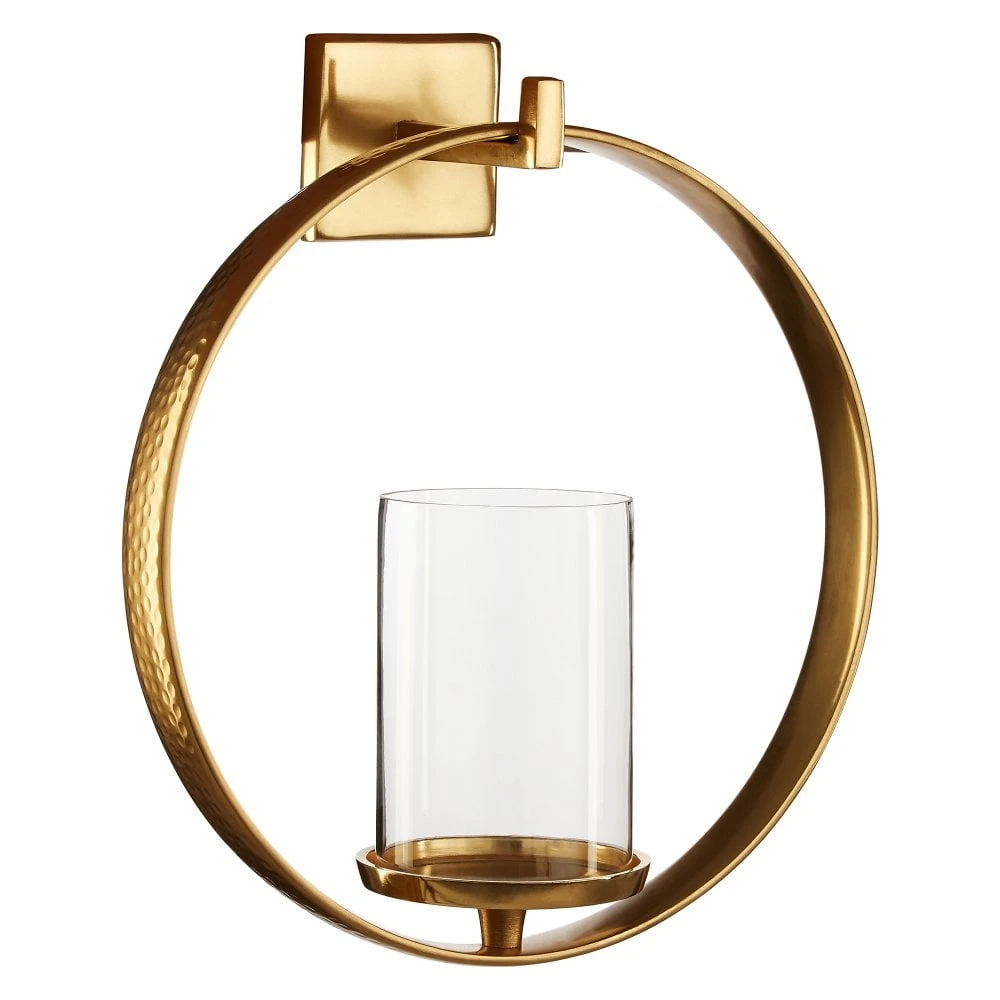Cirqua Gold Wall Sconce 3 Cirqua Gold Wall Sconce