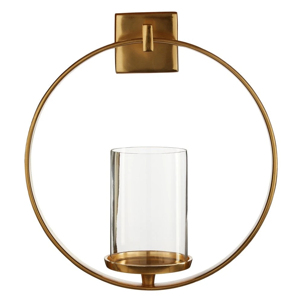 Cirqua Gold Wall Sconce 5 Cirqua Gold Wall Sconce - Image 3