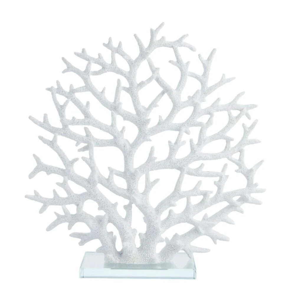 Coral Ornament - White 3 Coral Ornament - White