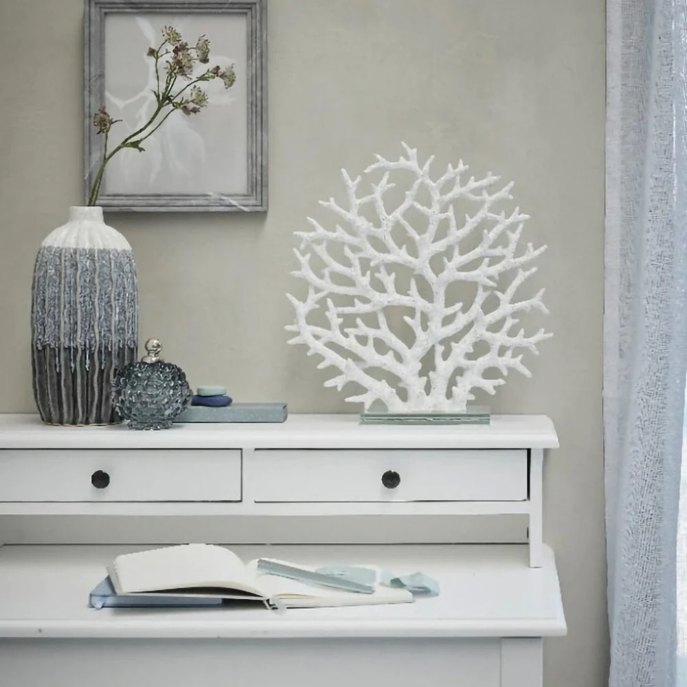 Coral Ornament - White 5 Coral Ornament - White - Image 3