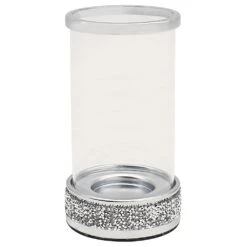 Crystal Embellished Candle Holder 25cm