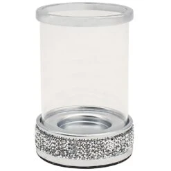 Crystal Embellished Candle Holder 30cm