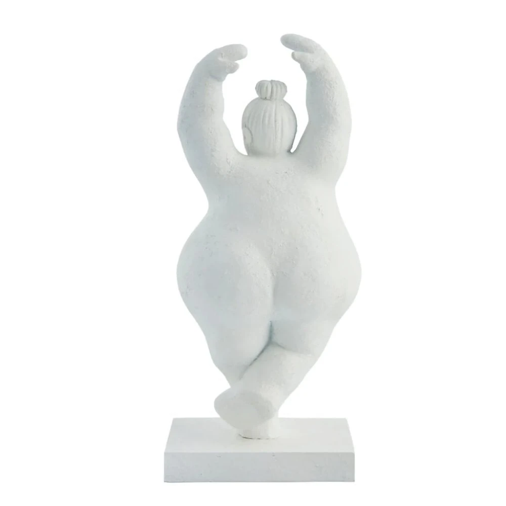 Dancing Lady Ornament - White 4 Dancing Lady Ornament - White - Image 2