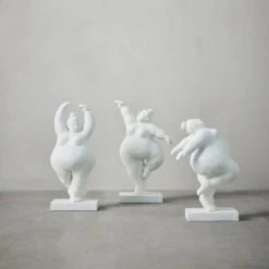 Dancing Lady Ornament - White 7 Dancing Lady Ornament - White -Home Decor Store dancing lady ornament white p7683 123915 image