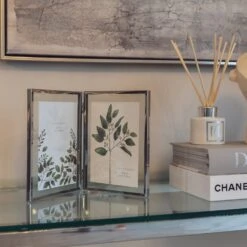 Double Silver Photo Frame 11 Double Silver Photo Frame -Home Decor Store double silver photo frame p226 103102 image