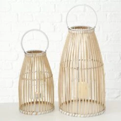 Felix Bamboo Lantern - Set Of 2 -Home Decor Store felix bamboo lantern set of 2 p6387 117505 image