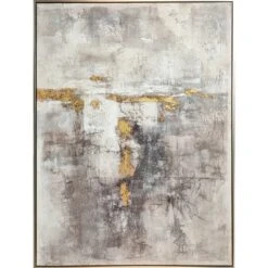 Fractures - Giant Luxury Framed Canvas Oil Painting