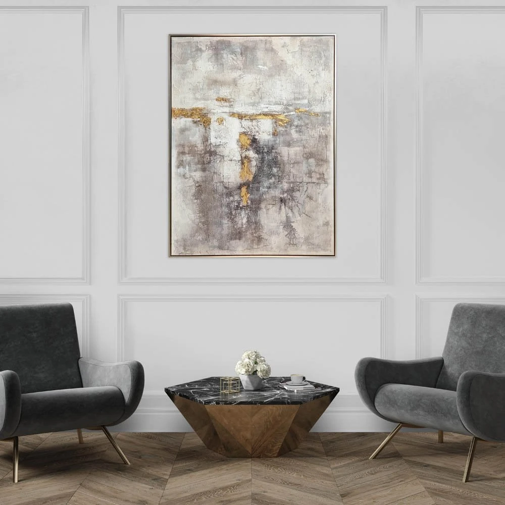 Fractures - Giant Luxury Framed Canvas Oil Painting 4 Fractures - Giant Luxury Framed Canvas Oil Painting - Image 2