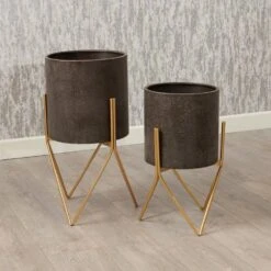 Hoven Metal Planter Large -Home Decor Store hoven metal planter large p2513 70481 image