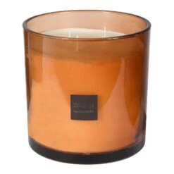Large Amber 3 Wick Candle 7 Large Amber 3 Wick Candle -Home Decor Store large amber 3 wick candle p8346 130792 image