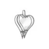 HI Large Antique Silver Heart Candle Holder -Home Decor Store large antique silver heart candle holder p3561 85128 image