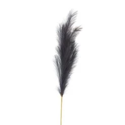 HI Large Faux Pampas Grass Stem - Grey