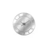 HI Large Silver Foil Mirror Wall Clock -Home Decor Store large silver foil mirror wall clock p3820 88625 image