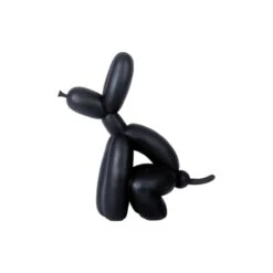 Large Sitting Balloon Dog - Matt Black -Home Decor Store large sitting balloon dog matt black p5160 107132 image