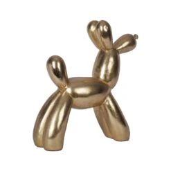 Large Standing Balloon Dog - Gold -Home Decor Store large standing balloon dog gold p5159 107128 image