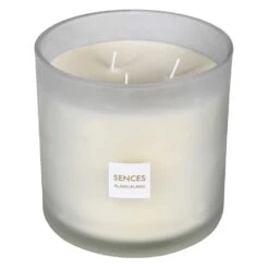 Large White 3 Wick Candle