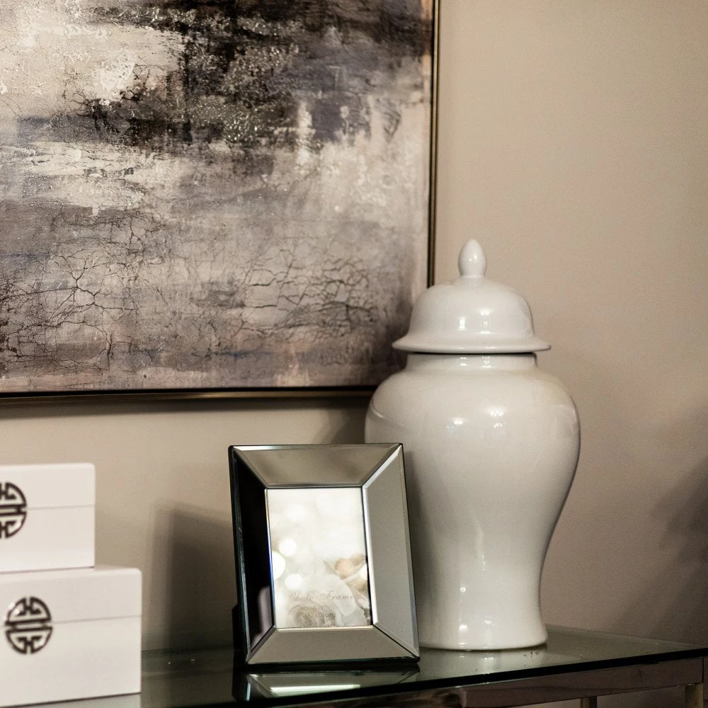 Large White Ginger Jar 10 Large White Ginger Jar - Image 8