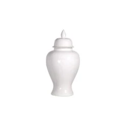 Large White Ginger Jar