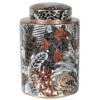 Leaf Patterned Lidded Ginger Jar 2 Leaf Patterned Lidded Ginger Jar -Home Decor Store leaf patterned lidded ginger jar p3173 81899 image
