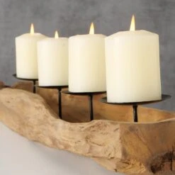 Log 4 Candle Holder -Home Decor Store log 4 candle holder p5138 107084 image