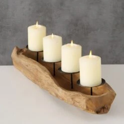 Log 4 Candle Holder -Home Decor Store log 4 candle holder p5138 107086 image