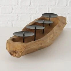 Log 4 Candle Holder -Home Decor Store log 4 candle holder p5138 107087 image