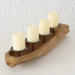 Log 4 Candle Holder -Home Decor Store log 4 candle holder p5138 107088 image