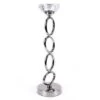 Loop Nickel Plated Candle Stand L -Home Decor Store loop nickel plated candle stand l p354 703 image